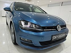 Volkswagen Golf A7 1.4 TSI HID Sunroof 2015 Blue Pushstart